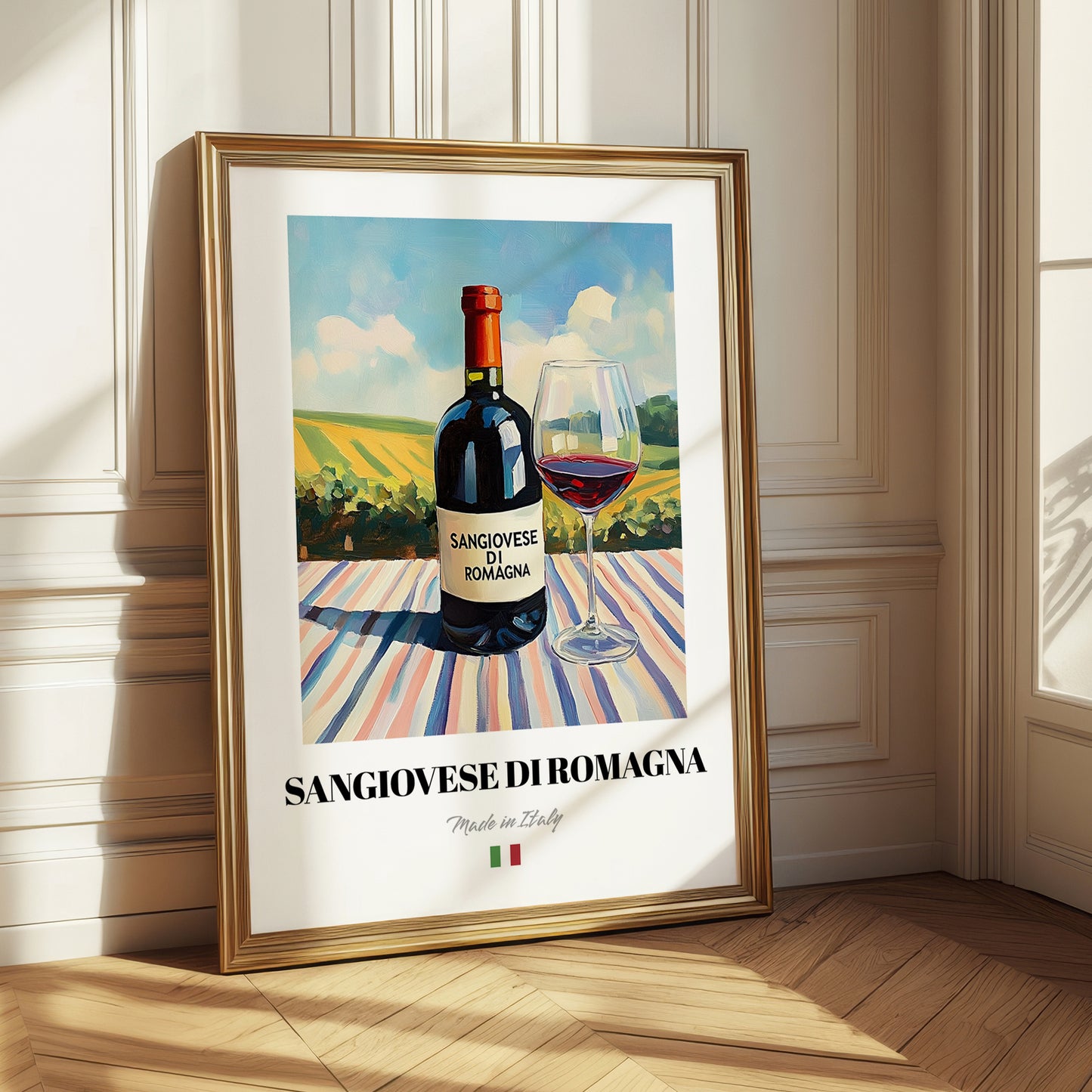 Sangiovese di Romagna – Italian Red Wine, Vinoteca Painting