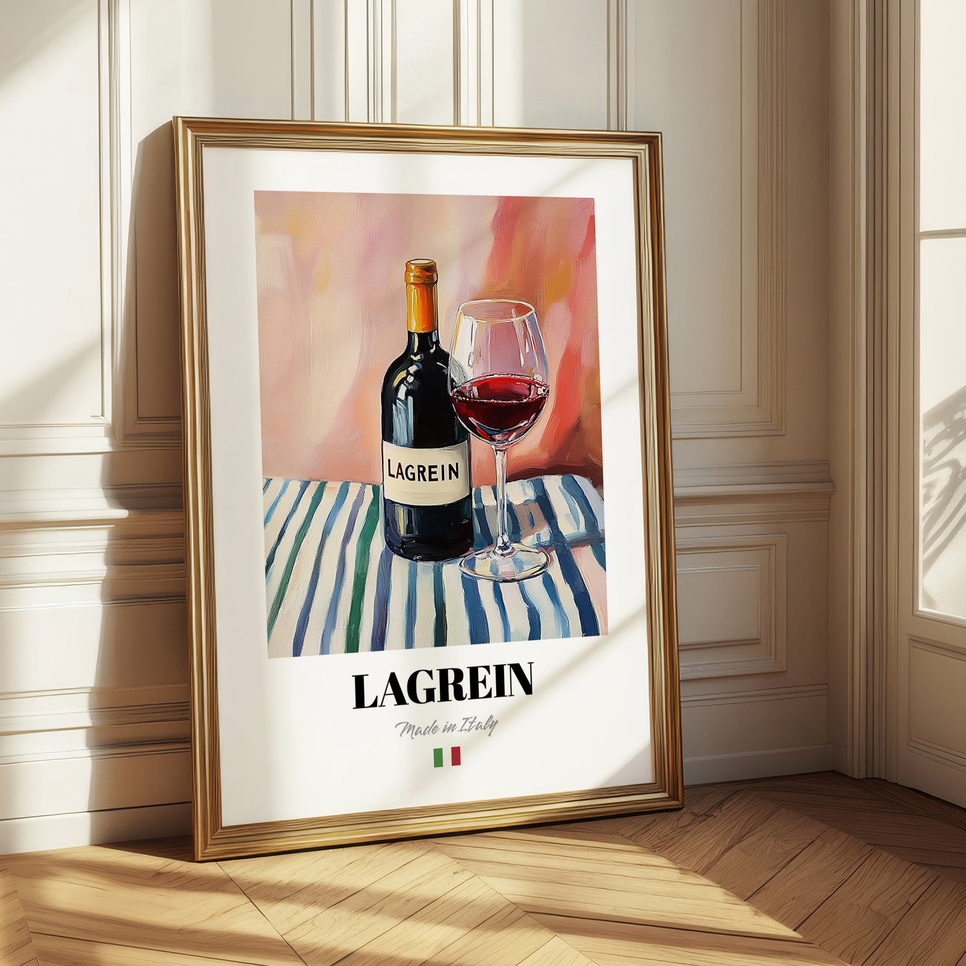 Lagrein – Italian Red Wine, Bodega Illustration