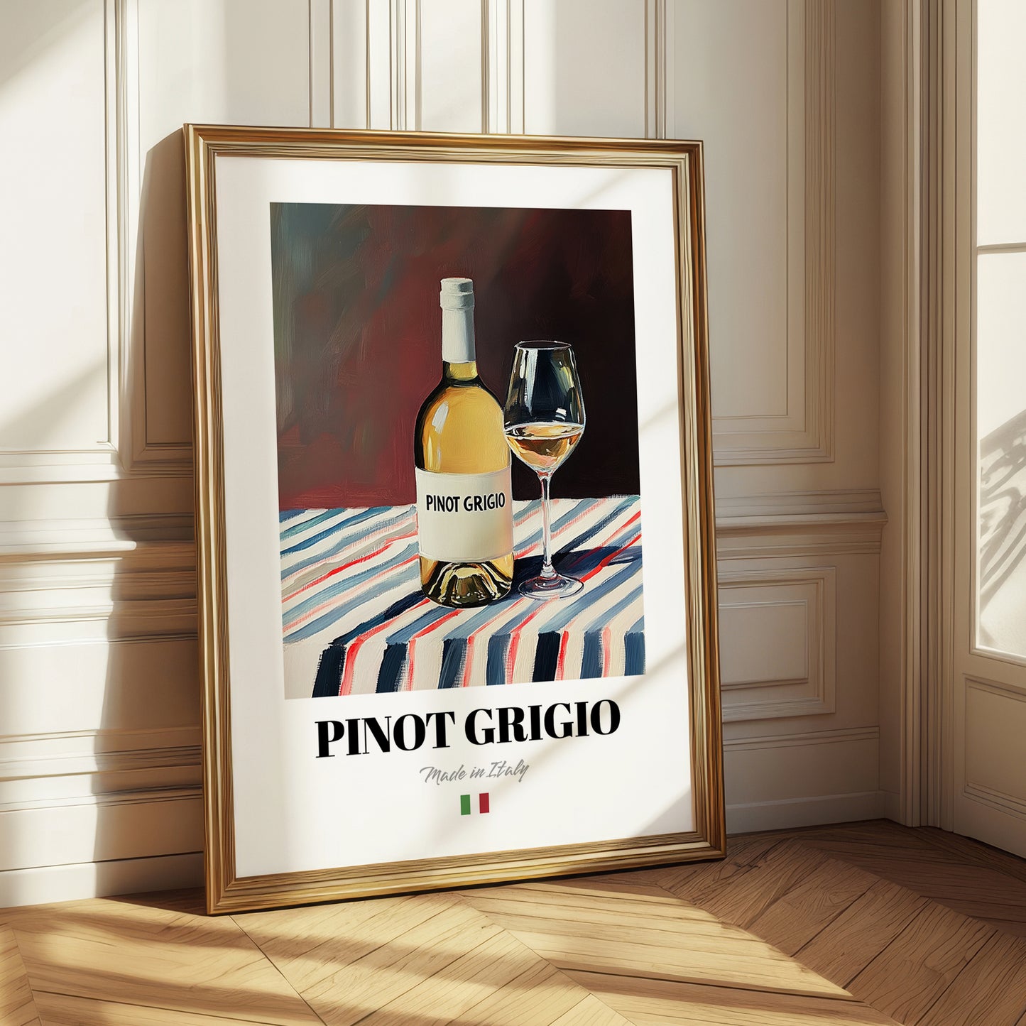 Pinot Grigio – Italian White Wine, Enoteca Wall Art