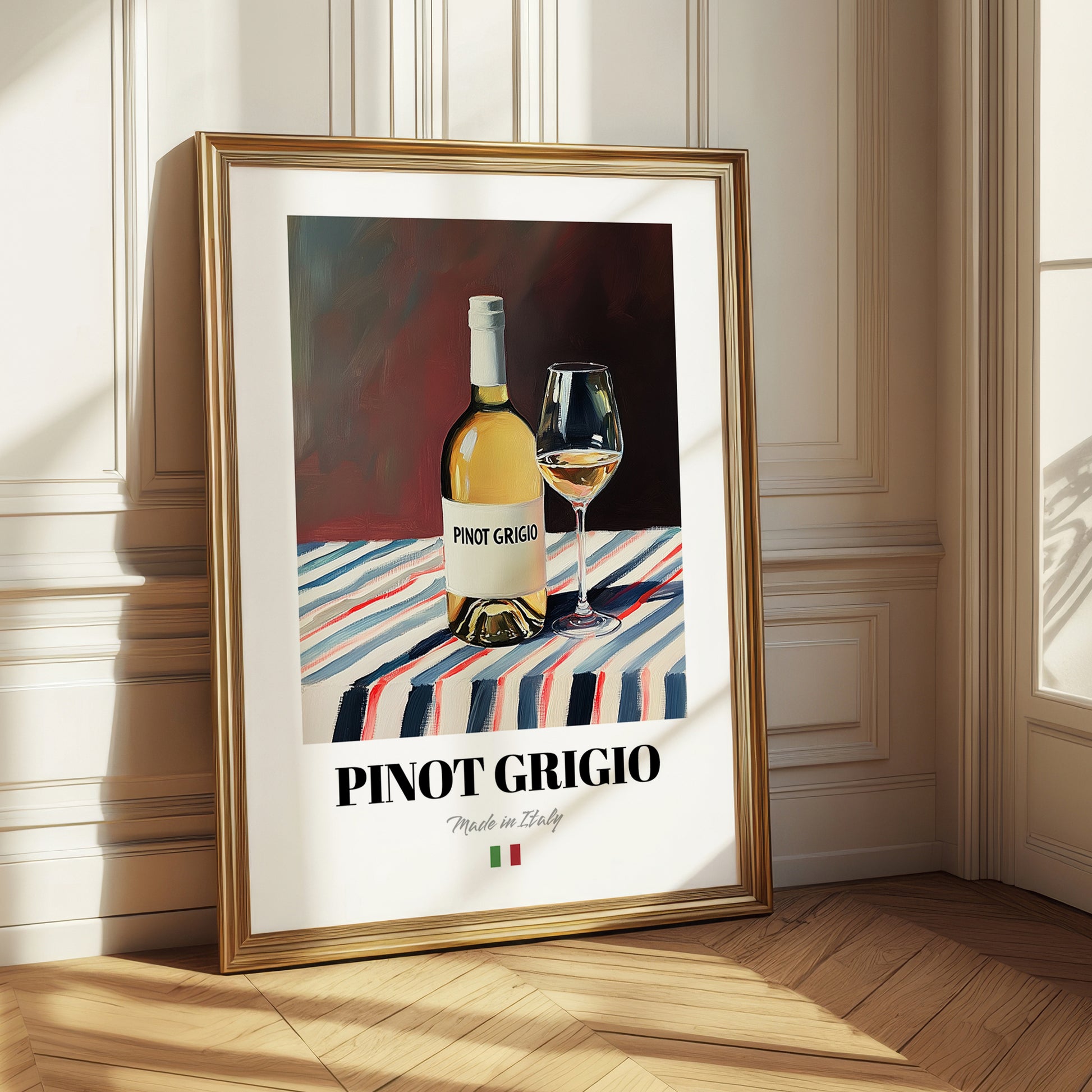 Pinot Grigio – Italian White Wine, Enoteca Wall Art