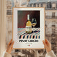 Pinot Grigio – Italian White Wine, Enoteca Wall Art, styled in a charming Paris street view