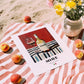Soave – Italian White Wine, Wine Bar Still Life, unframed on coastal sand