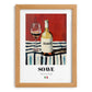 Soave – Italian White Wine, Wine Bar Still Life, set in oak frame