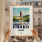Soave – Italian White Wine, Wine Bar Poster, styled in a charming Paris street view