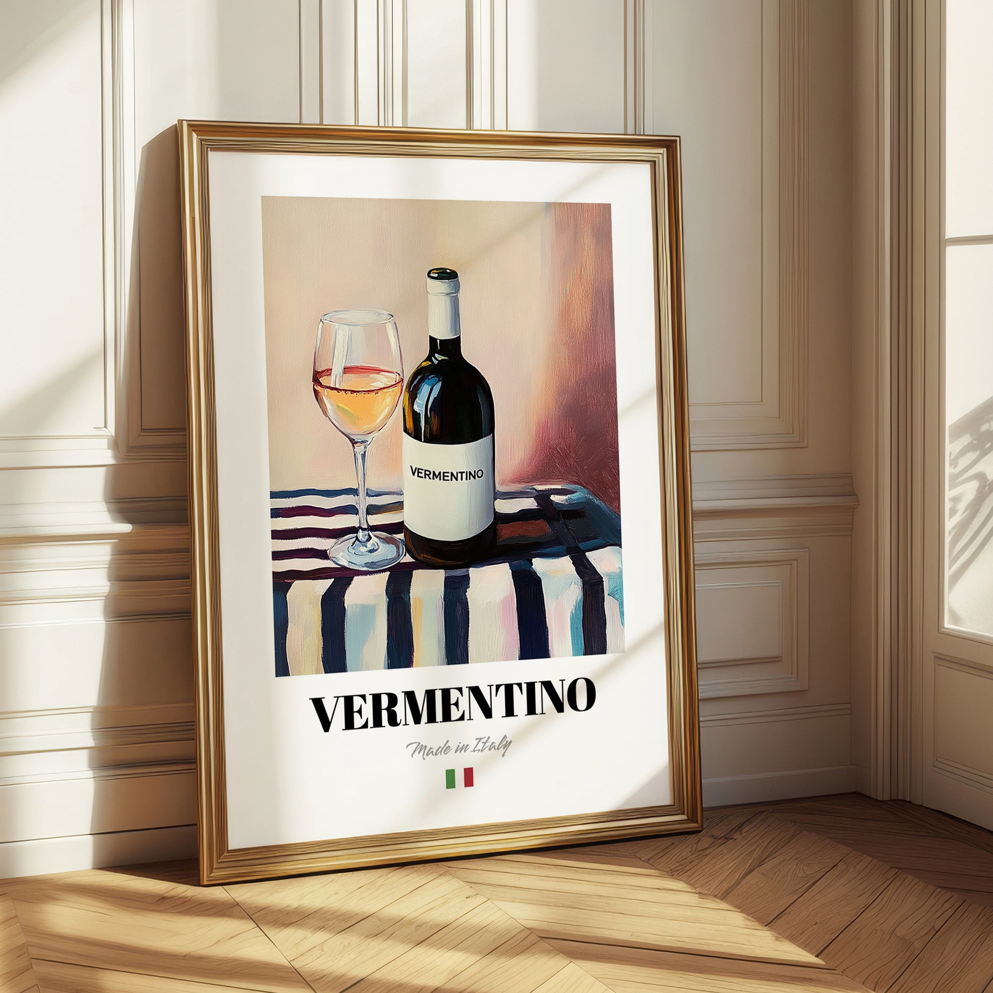 Vermentino – Italian White Wine, Vinoteca Poster
