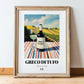 Greco di Tufo – Italian White Wine, Wine Bar Poster, in wooden frame leaning on the floor