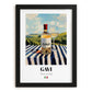 Gavi – Italian White Wine, Vineyard Terrace Wall Art, in sleek black frame