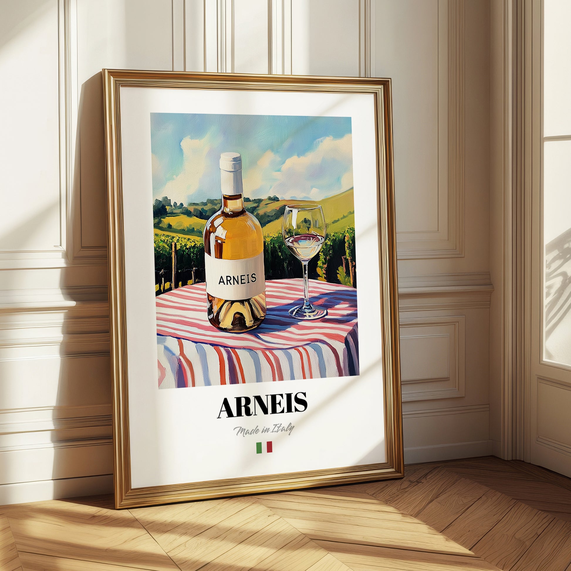 Arneis – Italian White Wine, Wine Bar Wall Art