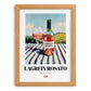 Lagrein Rosato – Italian Rose Wine, Wine Bar Still Life, set in oak frame